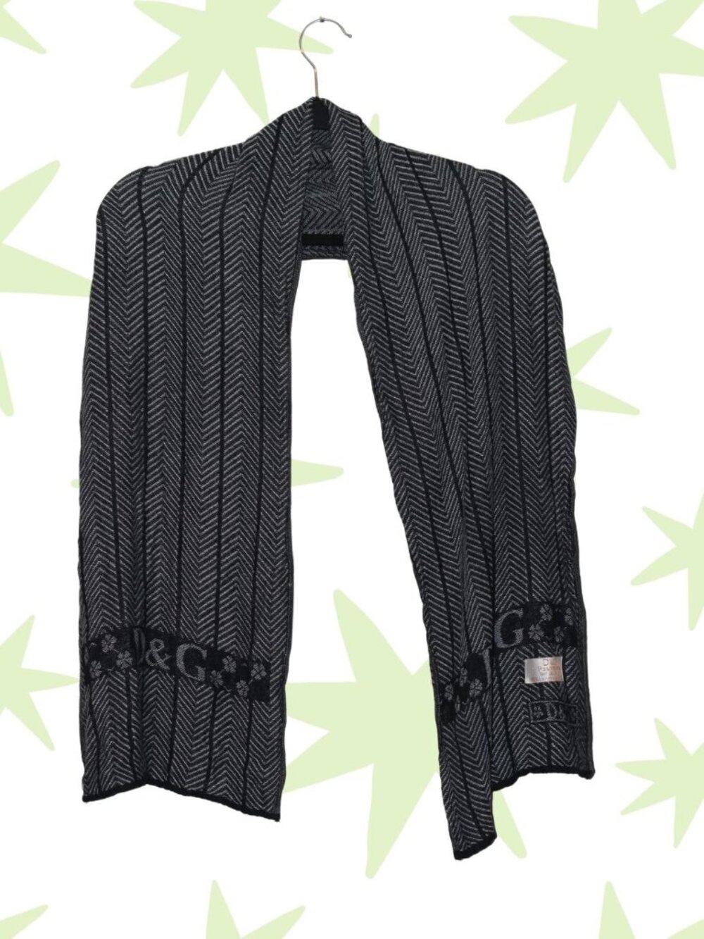 D & G cashmere and silk pashmina 60"
